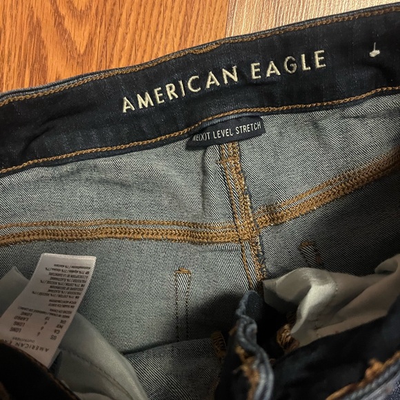 American Eagle Outfitters Blue Skinny Jeans Classic Denim - Picture 2 of 3